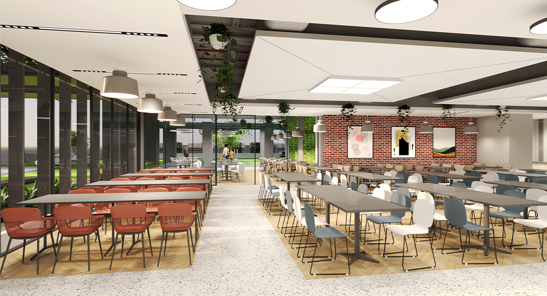 Cafeteria at life sciences center